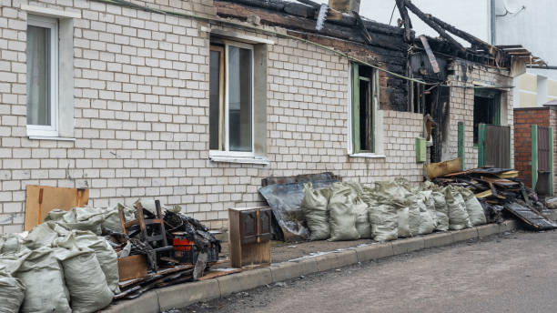 Professional Soot Cleanup technician working in Perkiomenville, PA